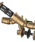 Pro Trade 1 1/2 Inch Bronze Reduced Pressure Principle Backflow Preventer Featuring Ezswap Modular Check, showing detailed assembly components.