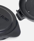 Close-up of black Windshield Washer Fluid Reservoir Cap Fits Toyota Camry Corolla RAV4 Highlander Sienna Avalon Tundra Prius 2002 Through 2022 Replacement