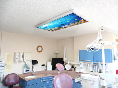Fluorescent Light Covers For 2x4 Ceiling Lights In Classrooms To Cut Glare And Eye Strain With Easy On The Eyes Light And Focus Boost