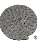 Beefy Three Eighths Inch Pitch Roller Chain 10 Feet 320 Links 06B Metric Standard Carbon Steel Heavy Duty Drive Chain coiled