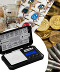 Ultra Precise Milligram Scale 50g 0.001g With LCD Tare Six Units G Oz Ozt Dwt Ct Gn includes calibration weight and batteries