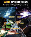 Auto Darkening Welding Helmet With Ultra Wide Viewing Lens 3.94 by 3.66 Inches, 4 Arc Sensors, solar, multi-welding use