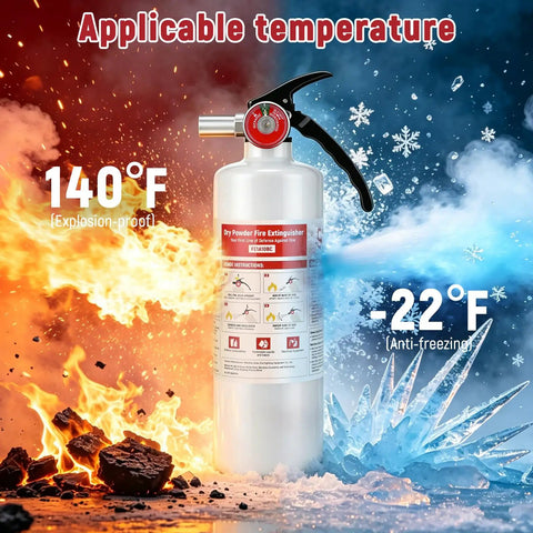 Solid Pick 2 Point 5 Lb Abc Dry Powder Fire Extinguisher With 1 A 10 B C Rating And Ansi Ul Approval Compact Carry Case Style Gear That Keeps Ya Protected No Stress Ready For Garage Boat Or Road Trip Backup Without Any Fuss