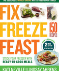 Cover of the Top Shelf Batch Cooking Cookbook For Busy Families Stock Your Freezer With Legit Budget Friendly Dinner Recipes.