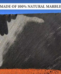 Natural Black Marble Cutting Board 12 By 8 Inch Real Stone Slab For Kitchen Counter And Cheese Board Elegant Marble Serving Tray