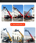 Heavy Duty Telehandler Telescopic Forklift With Extendable Boom And One To Five Ton Capacity Built Like A Beast For Rough Terrain jobsite display