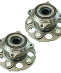 Rear Wheel Bearing And Hub Assembly Set For Honda CR V AWD 2012 Through 2016 And Acura RDX AWD 2013 Through 2015 Two Piece Kit