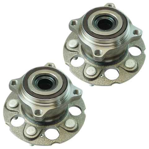 Rear Wheel Bearing And Hub Assembly Set For Honda CR V AWD 2012 Through 2016 And Acura RDX AWD 2013 Through 2015 Two Piece Kit