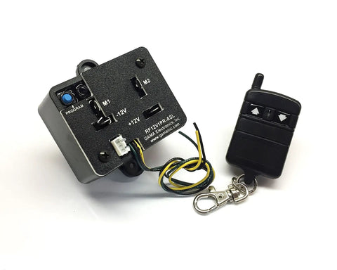 RF Remote Control Beefed Up For 12V DC Motor With Reverse Polarity Protection Auxiliary Switch Input 30A Relay Output