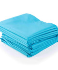 Stack of Fluorescent Light Diffuser Covers Set Of 8 For Classrooms And Offices With Flame Retardant Fabric In Tranquil Blue