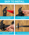 Installation guide for Eight Piece Shovel Mount For Roof Rack Heavy Duty Clamp Kit Bracket With Quick Release For Trucks