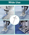 Set Of 4 Dope Plastic Spool Pin Thread Holders For Sewing Machines, Easy Replacement Bobbin Pins For Twin Needle Or Handheld Use, Works With Home Machines, Durable Thread Guide For Smooth Feeds, sewing foot on fabric