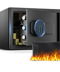 Beefy Fireproof Safe Box 1.2 Cub Digital Safe Waterproof With Combination Lock And LED Keypad Includes Fireproof Bag