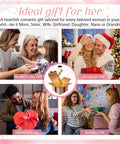 Collage of Mother's Day, Christmas, Valentine's, and Birthday gifts with Santa themed couple and joyful scenes.