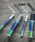 Grout Pen Tile Marker For Waterproof Grout Paint And Sealer In Winter Grey No Scrub Needed With Narrow 5mm Tip 3 Pack shown in varying shades