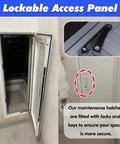 Fire Rated Aluminum Access Panel Recessed Drywall Inspection Door Custom White Heavy Duty Rustproof Build with lock and key.