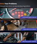 HiSport front brake pad wear sensor for BMW; Amazon brand, compatible with BMW 230i/330e/330i/430i and more.