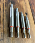 Archery Field Point Test Kit For Bow Tuning And Practice Set With 200 Grain 250 Grain 300 Grain 350 Grain Field Points on wood