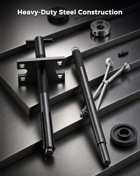 Gimbal Bearing Puller And Installer DIY Kit For Alpha Alpha One MR Bravo OMC Cobra And Volvo Sterndrive Systems on steel surface