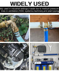 Various applications of Sixteen Size Single Ear Hose Clamp Kit With 360 Pieces All In One, fitting hoses in different settings.