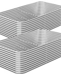 2 Pack Tall 8x4ft Corrugated Galvanized Steel Raised Garden Beds for Veggies, Herbs, and Flowers, Above Ground Outdoor Kit