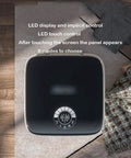 No Sweat Portable Mini Washing Machine With Smart Led Touch Panel And One Click Operation, LED display with 8 wash modes.