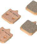 Double H Series Sintered Brake Pads FA604/4HH Fit BMW And Triumph Hinckley Produced Bikes USA made, sintered surface visible