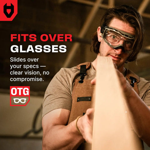 Adjustable Lightweight Full Face Shield For 6X3 OTG Vented Safety Goggles Compatible ANSI Z87 1 Certified PPE Built To Stand Up To Dust Debris And Particles