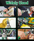 8 In 1 Wire Stripping And Cutting Tool With Voltage Tester Dual Alarm Needle Nose Pliers used in various maintenance tasks