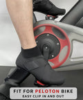 Side view of Unisex Dope Indoor Cycling Shoes With Delta Cleats Included, Compatible With Peloton And Delta Pedals, Black Size 8