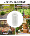 3 Pack In Ground Compost Bin For Outdoor Garden And Yard Four By Ten Inch PVC Composter Tumbler Eco Friendly Buried Design