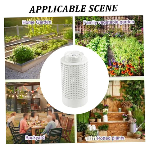 3 Pack In Ground Compost Bin For Outdoor Garden And Yard Four By Ten Inch PVC Composter Tumbler Eco Friendly Buried Design