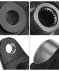 Close-up of Front Wheel Hub And Studs Forged Steel Bearing Assembly Trail Ready Direct Bolt Upgrade For Ranger Utv features.