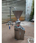 Commercial Peanut Butter Maker Grinder With Vertical Stainless Steel Colloid Mill Emulsifying Machine For Paste Jam Pigment