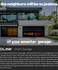 Modern house with double garage showcasing smart features for wireless control using Worlds Longest Range Garage Door Controller.