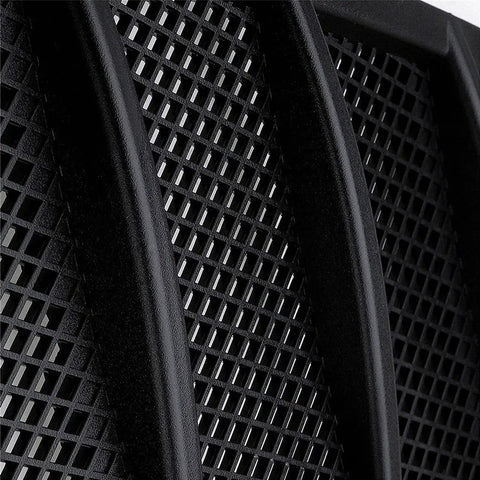 Close-up view of Pair Left Right Hood Air Vent Grille Cover For Mercedes Benz W166 ML GL GLE Class 2012 To 2016