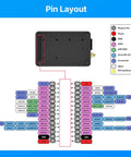 ESP32 LoRa V4 Development Board With Tempered Glass Sensor Kit BME280 And S3 SX1262 pin layout diagram for connectivity.