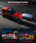 4K Front And Rear Dash Cam With Starvis 2 Sensor GPS WiFi For Fast Download And Free Memory Card Included parking mode