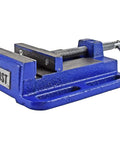 LDPV-6 6 Inch Drill Press Vise With Cast Iron Body And Texture Jaws, Portable Workhorse, 5.75 Inch Jaw Opening, Blue Finish