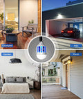 2 In 1 Mosquito Killer Lamp LED Bug Zapper Bulb For Indoor And Outdoor Use in various settings: courtyard, attic, garden, porch