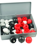 Magnetic Atoms Molecular Model Set For Classroom Chemistry - Hands-On Learning With Carbon, Methane, And Butane in storage case