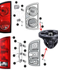 Dodge Ram Tail Light Retainer Clips 15 Pack Fastener Assembly Grommets 19mm Head 11mm Stem Fits 12mm Hole For 2007 To 2013 Ram 1500 2500 3500 Pickup
