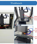 Programmable CNC Drilling And Milling Machine With 12000RPM ER20 Spindle Dual Cooling And Safety Guard 220V workbench