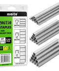 Heavy Duty T50 Staple Gun Staples 1/4 3/8 And 1/2 Inch Leg Galvanized Steel 20 Gauge 3/8 Crown 2520 Count Pack with assorted staples