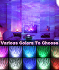 Star Galaxy Projector 3 In 1 Night Light With App And Remote Bluetooth Speaker, Ocean Waves And Green Stars, various color modes