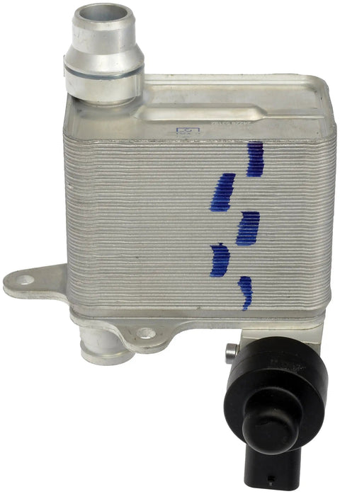 Premium Drive Motor Battery Pack Cooler Direct Replacement Genuine Fit For Hybrid Electric Systems, aluminum construction, side view.
