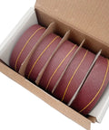 Box of Emery Cloth Roll Set With 5 Grits 150 240 320 400 600 8 Meters Aluminum Oxide Sandpaper for Wood and Metal Polishing