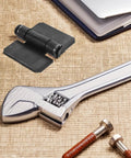 Heavy Duty Iron Door Hinges With Corrosion Resistant Build Thick Weld Design Detachable Spring Hinges on burlap surface
