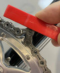 Using the 4 In 1 Bike Tire Lever Tool Set for Road and Tubeless Rims to adjust chain link on bicycle gear