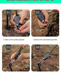 Steps for using Ratchet Tie Down Straps Six Millimeter Nylon Rope Four Pack Twelve Foot Each Adjustable Hangers